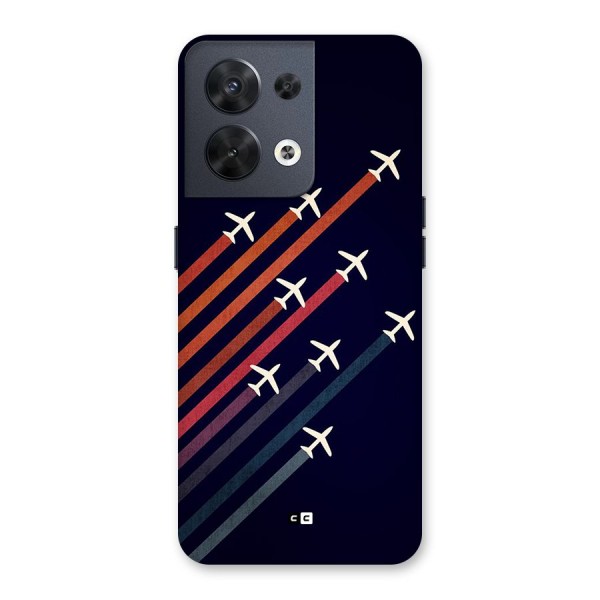 Flying Planes Back Case for Oppo Reno8 5G