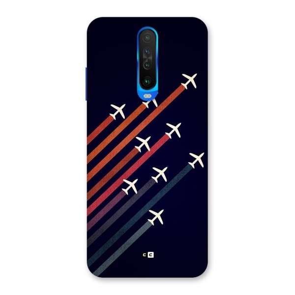 Flying Planes Back Case for Poco X2