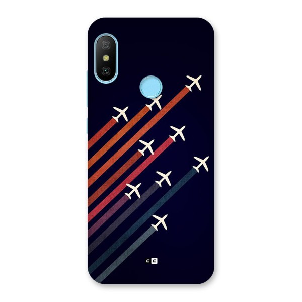 Flying Planes Back Case for Redmi 6 Pro