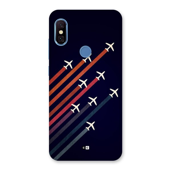 Flying Planes Back Case for Redmi Note 6 Pro