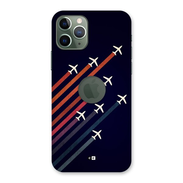 Flying Planes Back Case for iPhone 11 Pro Logo Cut