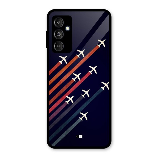 Flying Planes Glass Back Case for Galaxy M14 5G