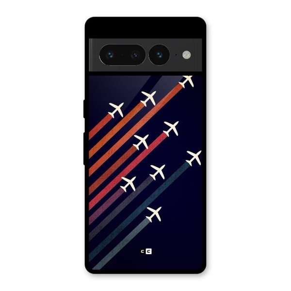 Flying Planes Glass Back Case for Google Pixel 7 Pro