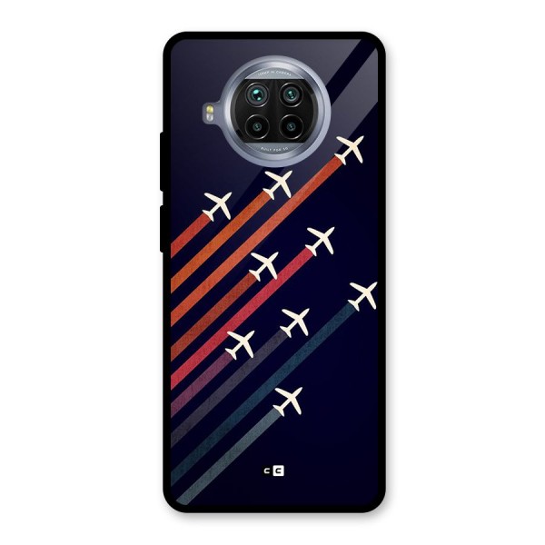 Flying Planes Glass Back Case for Mi 10i