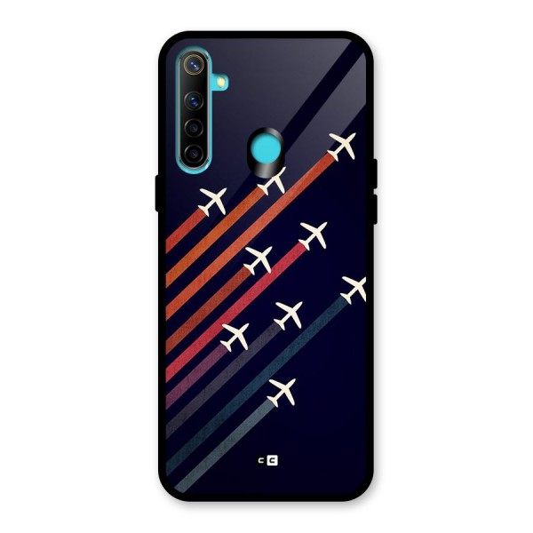 Flying Planes Glass Back Case for Realme 5