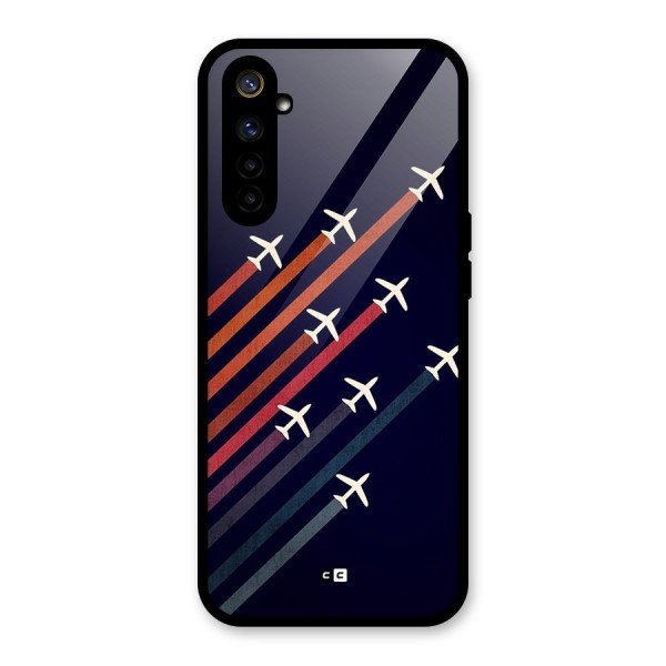 Flying Planes Glass Back Case for Realme 6