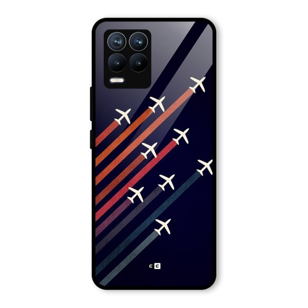 Flying Planes Glass Back Case for Realme 8 Pro