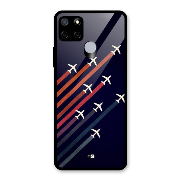 Flying Planes Glass Back Case for Realme Narzo 20