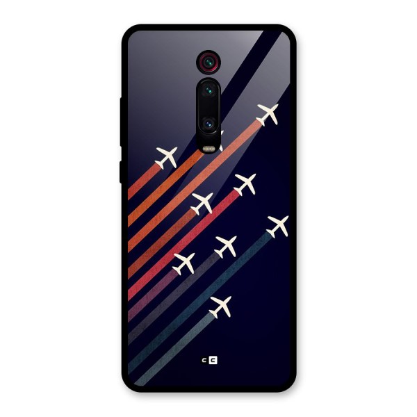 Flying Planes Glass Back Case for Redmi K20 Pro