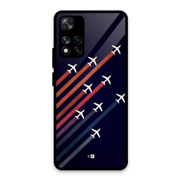 Flying Planes Glass Back Case for Xiaomi 11i HyperCharge 5G