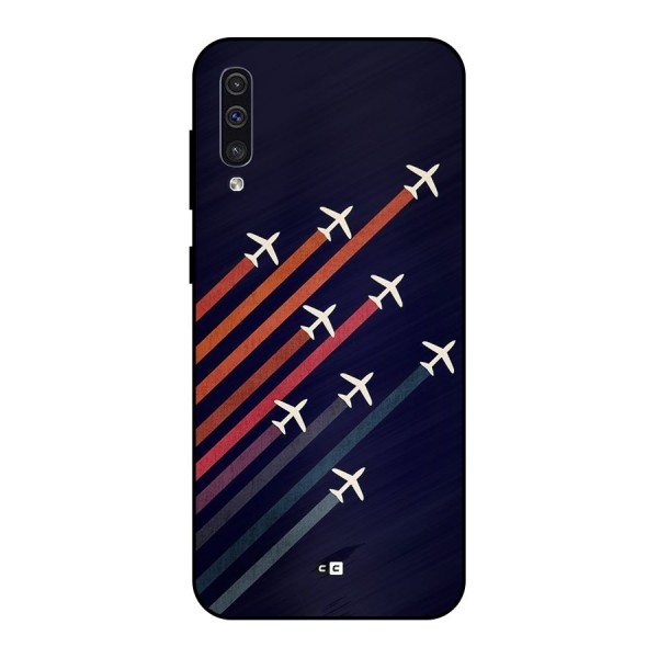 Flying Planes Metal Back Case for Galaxy A50s