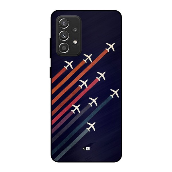 Flying Planes Metal Back Case for Galaxy A52