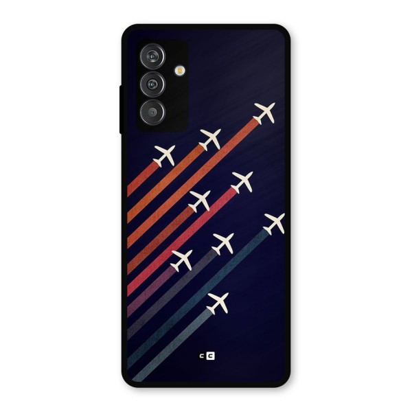 Flying Planes Metal Back Case for Galaxy F13