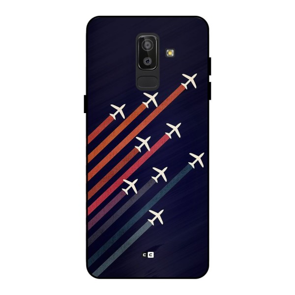 Flying Planes Metal Back Case for Galaxy J8