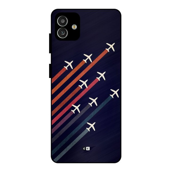 Flying Planes Metal Back Case for Galaxy M13 5G