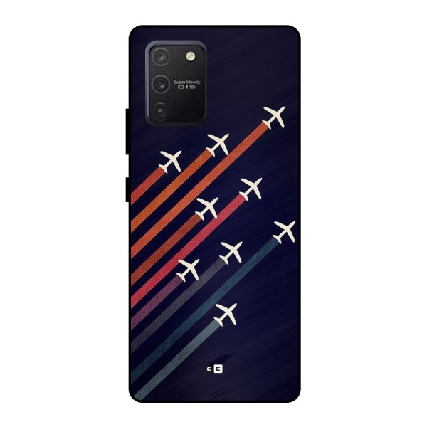 Flying Planes Metal Back Case for Galaxy S10 Lite