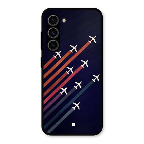 Flying Planes Metal Back Case for Galaxy S23