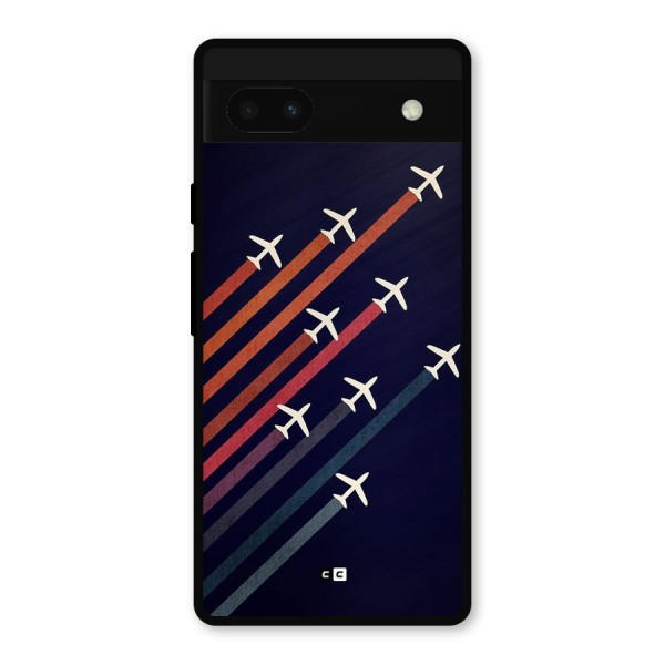 Flying Planes Metal Back Case for Google Pixel 6a