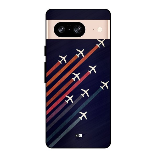 Flying Planes Metal Back Case for Google Pixel 8