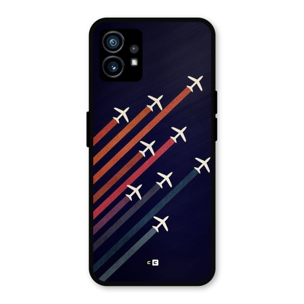 Flying Planes Metal Back Case for Nothing Phone 1