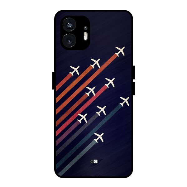 Flying Planes Metal Back Case for Nothing Phone 2