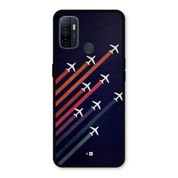 Flying Planes Metal Back Case for Oppo A53