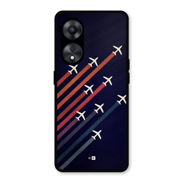 Flying Planes Metal Back Case for Oppo A78