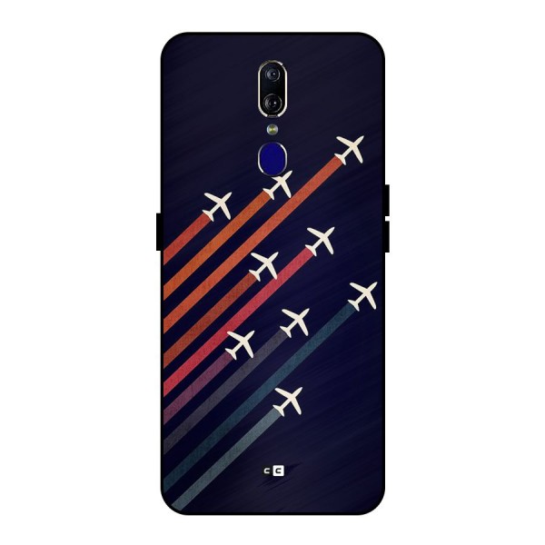 Flying Planes Metal Back Case for Oppo F11