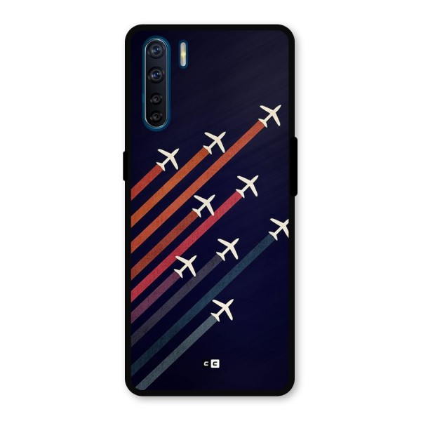 Flying Planes Metal Back Case for Oppo F15