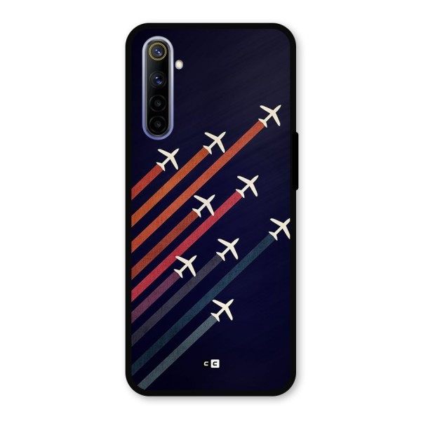 Flying Planes Metal Back Case for Realme 6