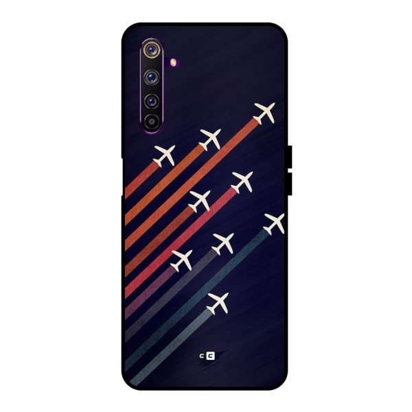 Flying Planes Metal Back Case for Realme 6 Pro