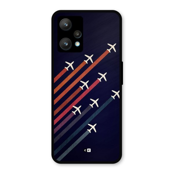 Flying Planes Metal Back Case for Realme 9