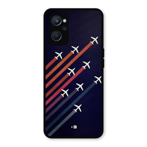 Flying Planes Metal Back Case for Realme 9i