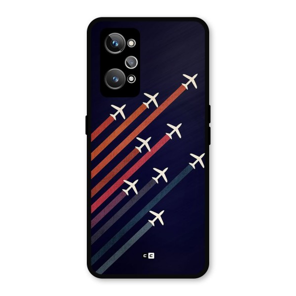 Flying Planes Metal Back Case for Realme GT 2