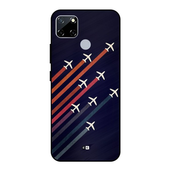 Flying Planes Metal Back Case for Realme Narzo 20