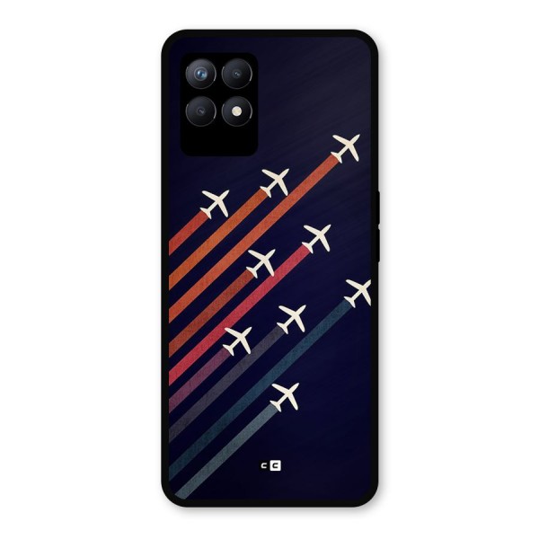 Flying Planes Metal Back Case for Realme Narzo 50