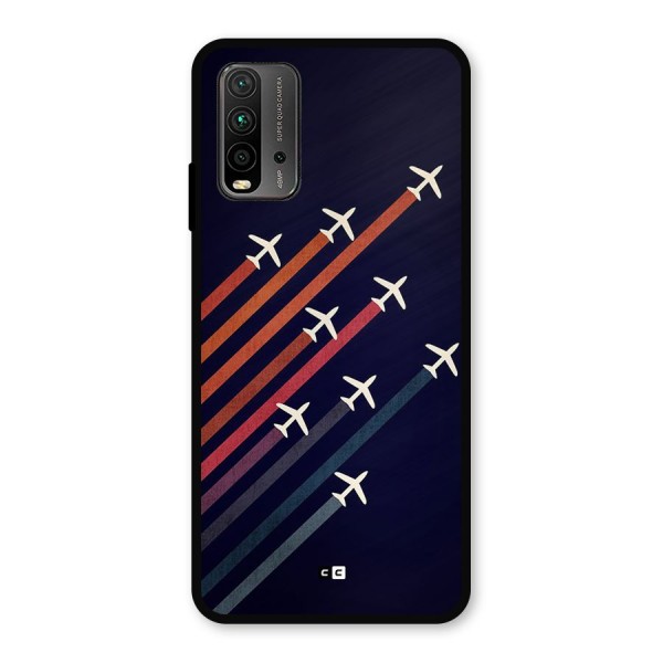 Flying Planes Metal Back Case for Redmi 9 Power