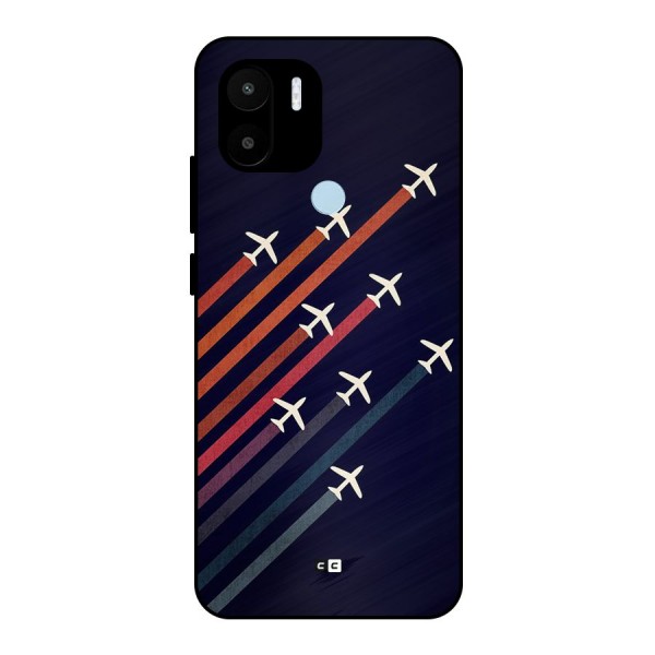 Flying Planes Metal Back Case for Redmi A1 Plus