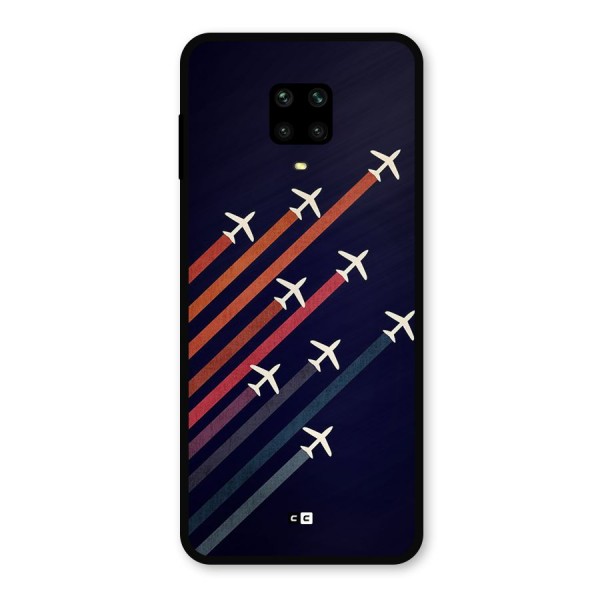 Flying Planes Metal Back Case for Redmi Note 10 Lite