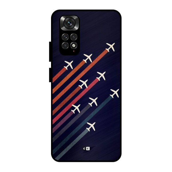 Flying Planes Metal Back Case for Redmi Note 11 Pro