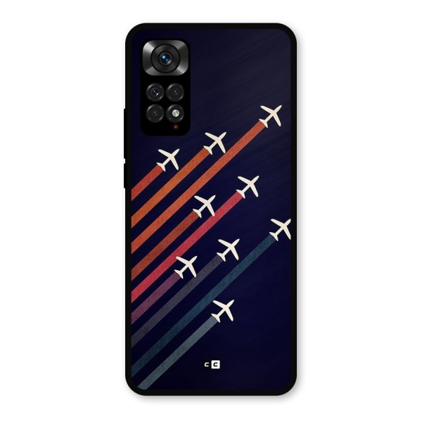 Flying Planes Metal Back Case for Redmi Note 11s