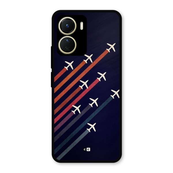 Flying Planes Metal Back Case for Vivo Y56