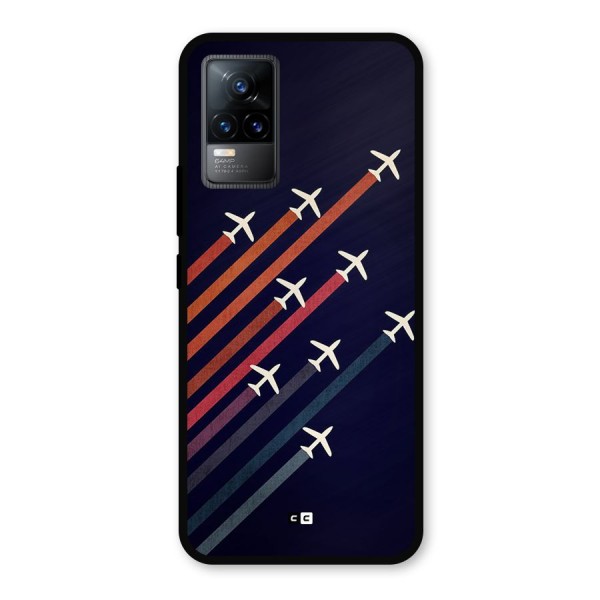 Flying Planes Metal Back Case for Vivo Y73