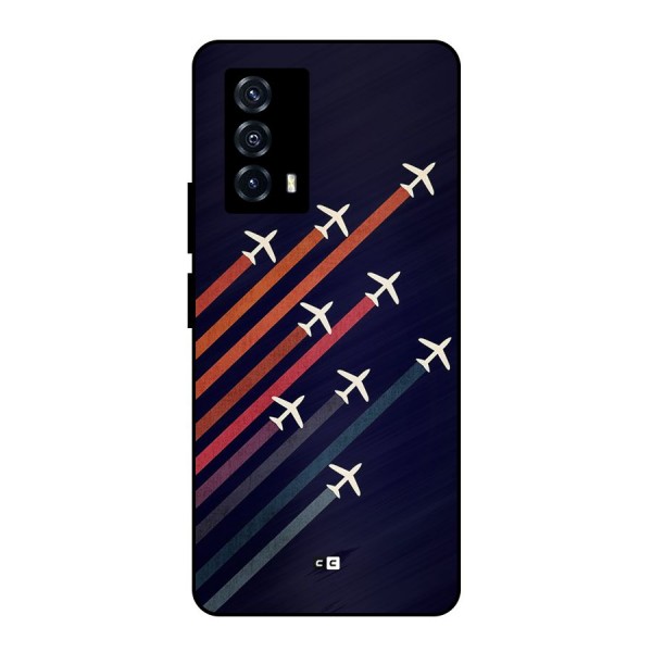 Flying Planes Metal Back Case for iQOO Z5