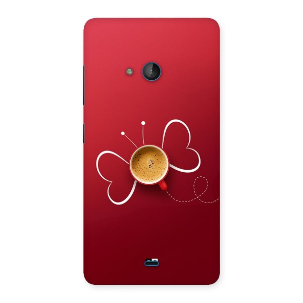 Flying Tea Back Case for Lumia 540