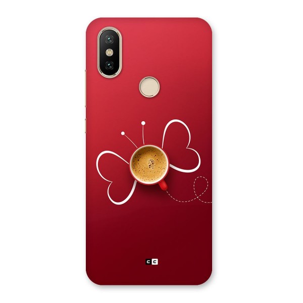 Flying Tea Back Case for Mi A2