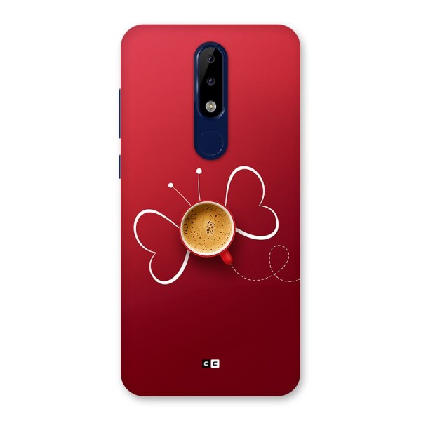 Flying Tea Back Case for Nokia 5.1 Plus