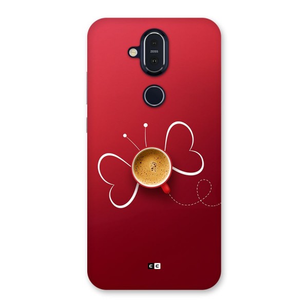 Flying Tea Back Case for Nokia 8.1