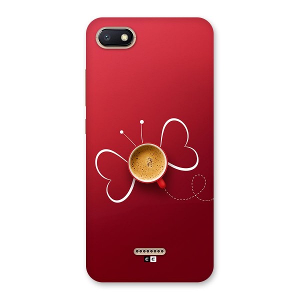 Flying Tea Back Case for Redmi 6A