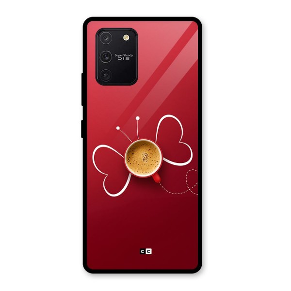 Flying Tea Glass Back Case for Galaxy S10 Lite